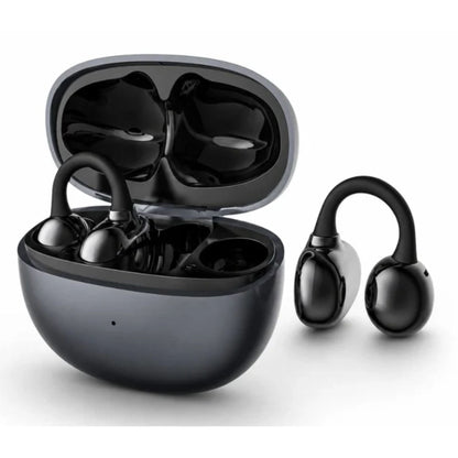 Audifonos Inalámbricos Bluetooth Estilo Earcuff YW23 con estuche recargable Negros